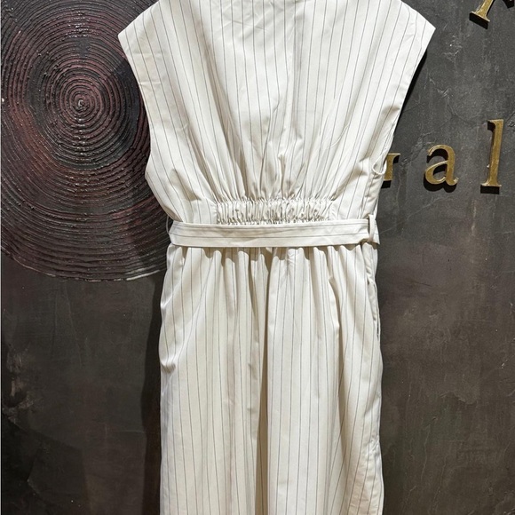 Baum und pferdgarten pinstriped double breasted dress vest size L - Picture 7 of 8